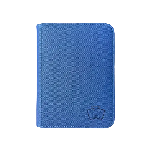 Archivador con cremallera 2x2 Azul