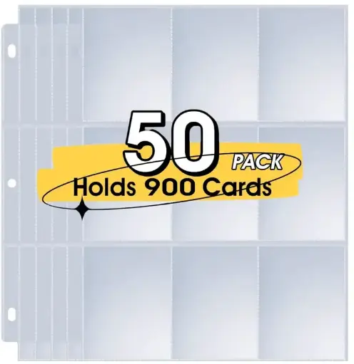 [pages_3x3_Trans] Hojas 3 x 3 transparentes (50 unidades)